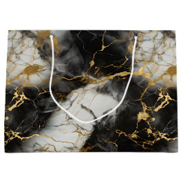 Vita, Guld och Svarta lyxmarble Elegant