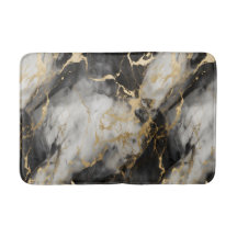 Vita, Guld och Svarta lyxmarble Elegant