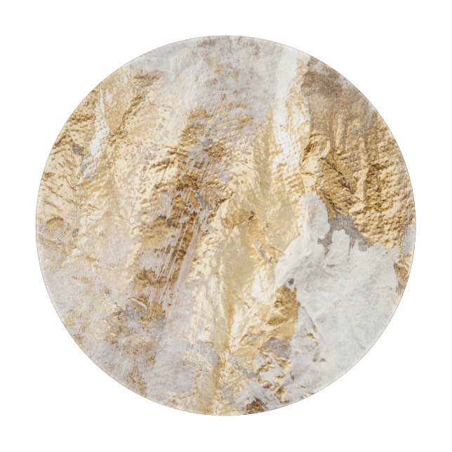 Vita guld-penseln målade struktur. (Framsidan)