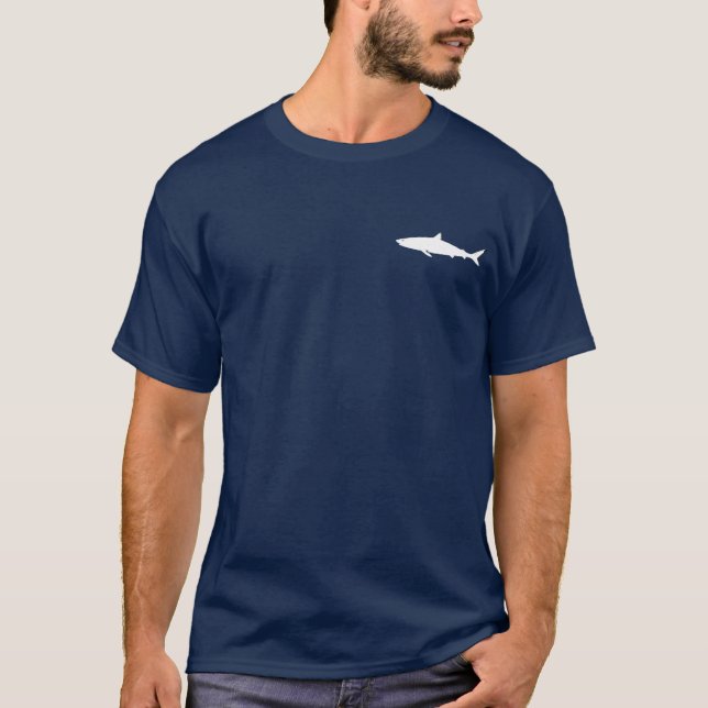 Vita hajarter t-shirt (Framsida)