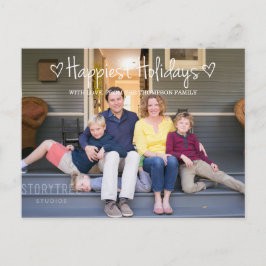 Vita Happest-Helgdagar Fotovykort Helg Vykort