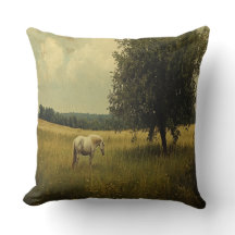 Vita hästar i A Fält