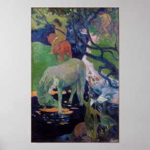 Vita hästen, Gauguin Poster
