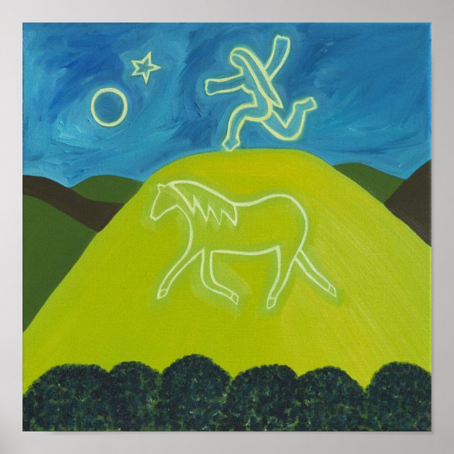 Vita hästen i Somerset 2011 Poster (Framsidan)