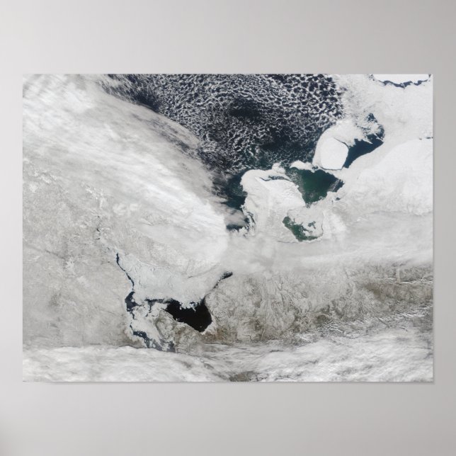 Vita havet, Ryssland Poster (Framsidan)