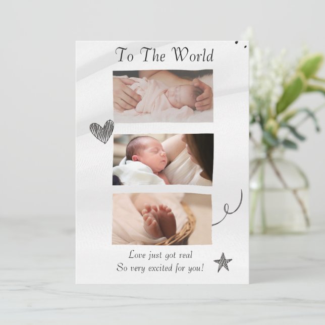 Vita hejen berättar din berättelse inbjudningar (Stående Fram)