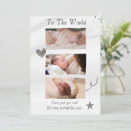 Vita hejen berättar din berättelse inbjudningar