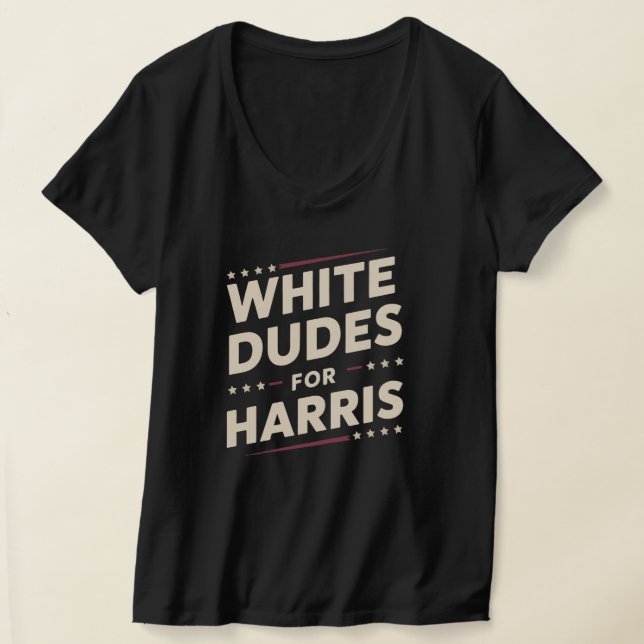 Vita herdar för Kamala Harris Omröstning 2024 T Shirt (Laydown)