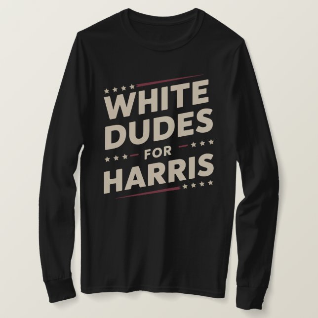 Vita herdar för Kamala Harris Omröstning 2024 T Shirt (Design framsida)