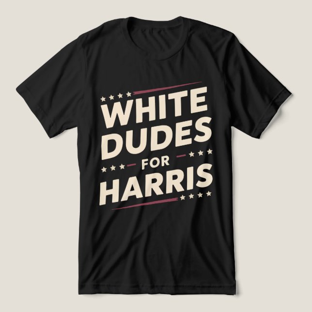 Vita herdar för Kamala Harris Omröstning 2024 T Shirt (Design Framsida)