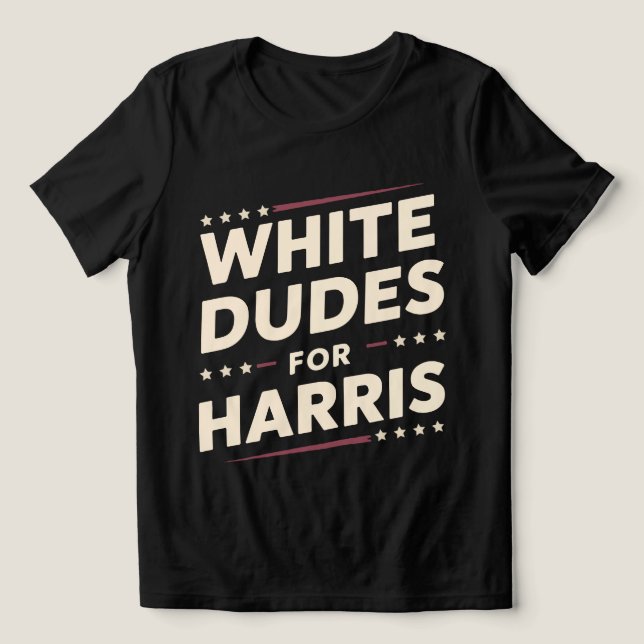 Vita herdar för Kamala Harris Omröstning 2024 T Shirt (Design Framsida)