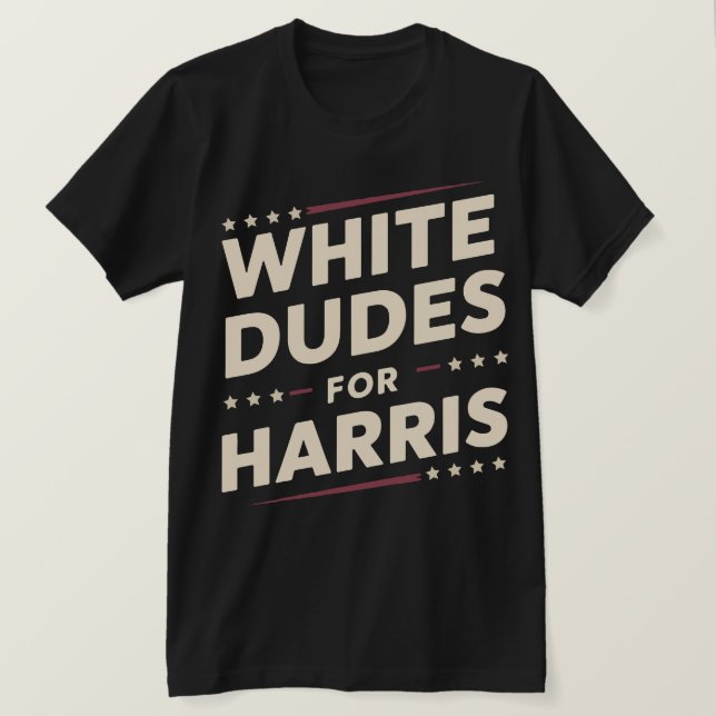 Vita herdar för Kamala Harris Omröstning 2024 T Shirt (Design framsida)