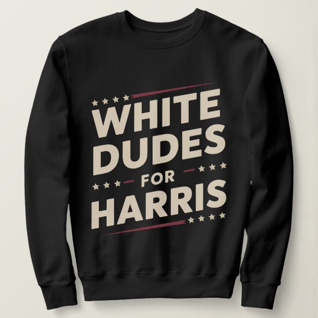 Vita herdar för Kamala Harris Omröstning 2024 T Shirt (Design framsida)