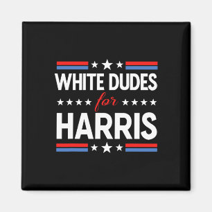 Vita herdar för Kamala Harris President Val 2 Magnet