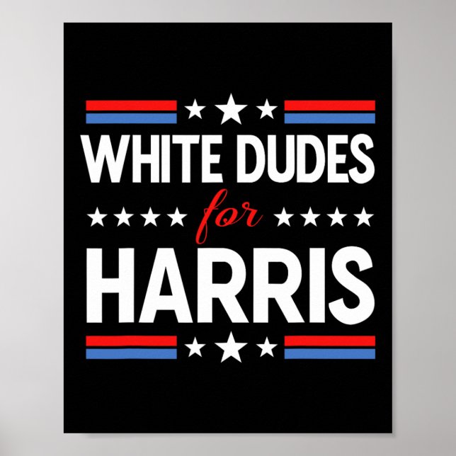 Vita herdar för Kamala Harris President Val 2 Poster (Framsidan)
