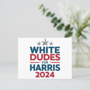 Vita herdar för valet till Harris-2024 Vykort