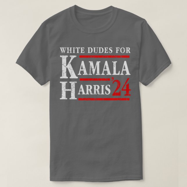 Vita herdes för Kamala 2024 T Shirt (Design framsida)