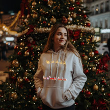 Vita hoodie för kvinnor