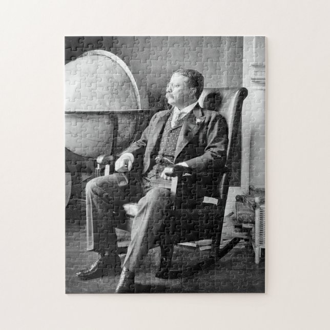 Vita hus för presidentTeddy Roosevelt vintage Pussel (Vertikal)