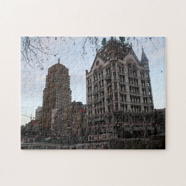 Vita hus Rotterdam Pussel (Horisontell)