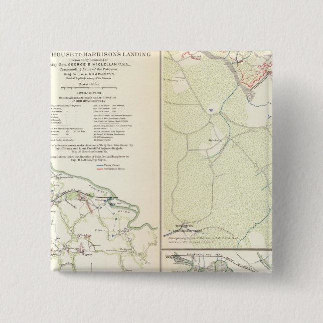 Vita huset Harrisons landning Knapp (Framsida)