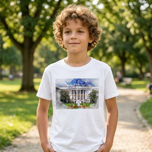 Vita huset i Washington DC – Södra fasaden T Shirt