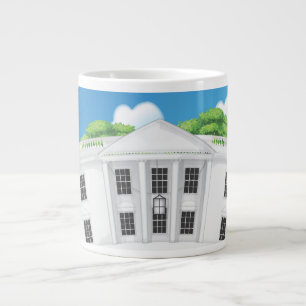Vita huset jumbo mugg