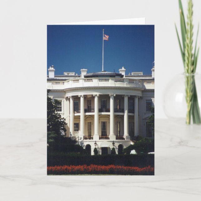 Vita huset kort (Framsida)