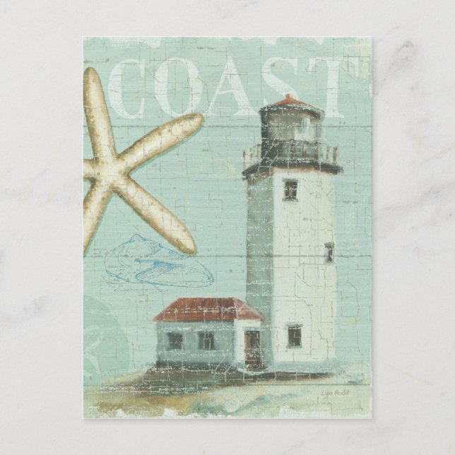 Vita huset på Beach Vykort (Framsida)