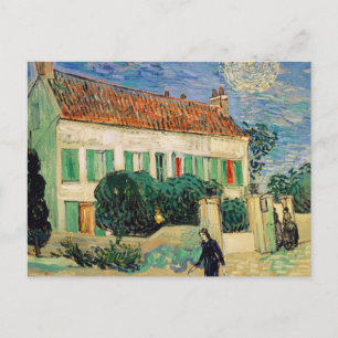 Vita huset på natten - Vincent van Gogh Vykort