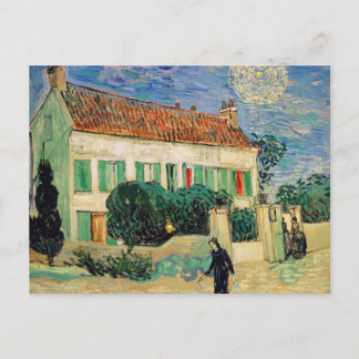 Vita huset på natten - Vincent van Gogh Vykort