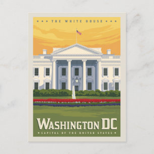 Vita huset Washington, D.C. Vykort