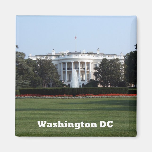 Vita huset Washington DC Magnet (Framsidan)