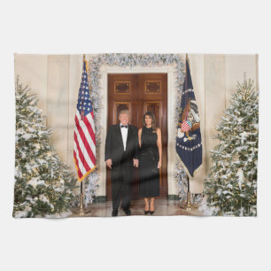 Vita husets jul Donald Trump & Melania Kökshandduk