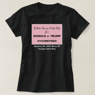 Vita husets Rosa-slips för Mörken Trump-ikoner T Shirt