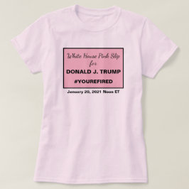 Vita husets Rosa-slips för rullstolssymbol T Shirt