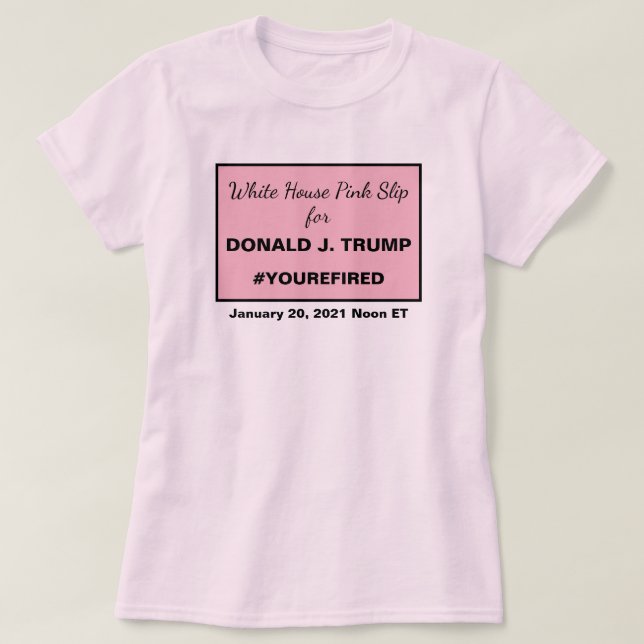 Vita husets Rosa-slips för rullstolssymbol T Shirt (Design framsida)