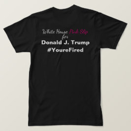 Vita husets Rosa-slips för trumpmotstånd Tee Shirt