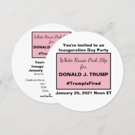 Vita husets Rosa-slips-ikoner av trump Du är utbrä Inbjudningar