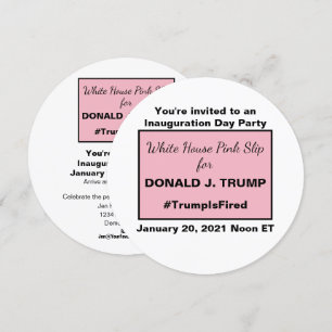 Vita husets Rosa-slips-ikoner av trump Du är utbrä Inbjudningar