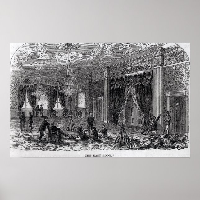 Vita husets rum i öster poster (Framsidan)