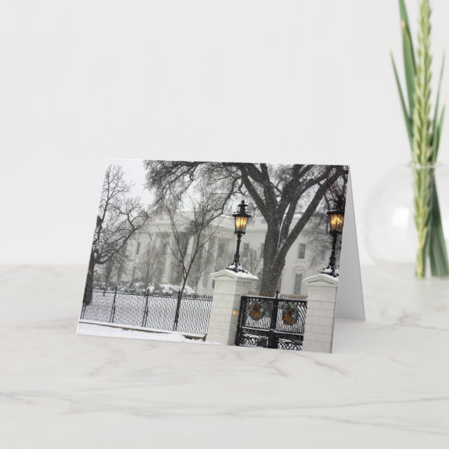 Vita husjul helgkort (Framsida)