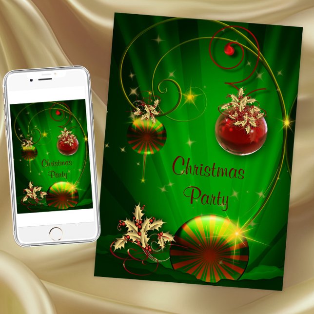 Vita inbjudningar till elefantjulpartiet (White elephant Christmas party invitation. Instant download and printed invitations available.)