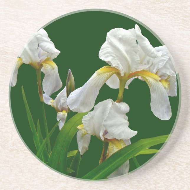 Vita jordade Blommar Underlägg (Framsidan)