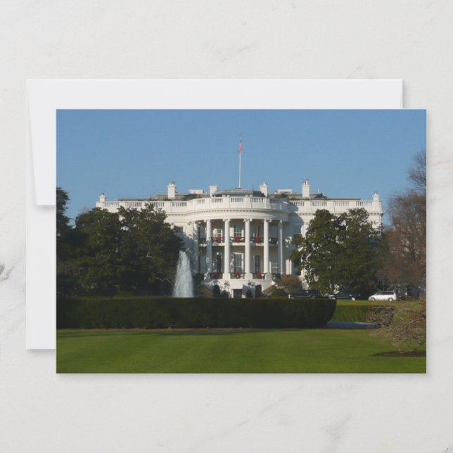 Vita julhuset för Helgdagar Washington DC (Framsida)