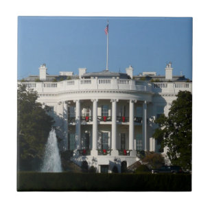 Vita julhuset för Helgdagar Washington DC Kakelplatta