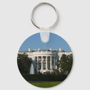 Vita julhuset för Helgdagar Washington DC Nyckelring