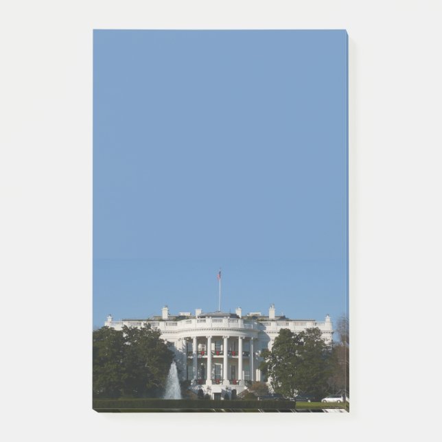 Vita julhuset för Helgdagar Washington DC Post-it Block (Framsida)