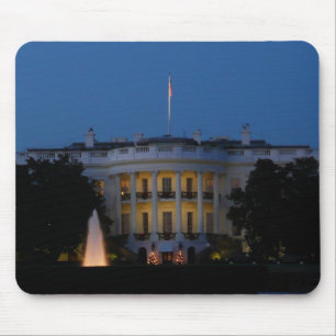 Vita julhuset på natten i Washington DC Musmatta