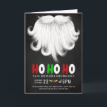 Vita jultomtens Beard-jul Party Inbjudan<br><div class="desc">White Santa's Beard-julen Party vid Yule4Yall.</div>